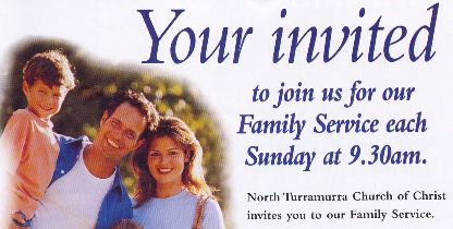 Your Invited - Church of Christ - apostrophe error