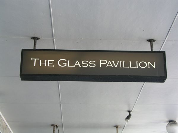 The Glass Pavillion, Paddington NSW Typo